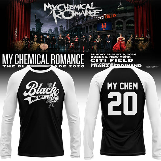 Limited Edition MCR Long Live The Black Parade Tour US 2026 Long shirt