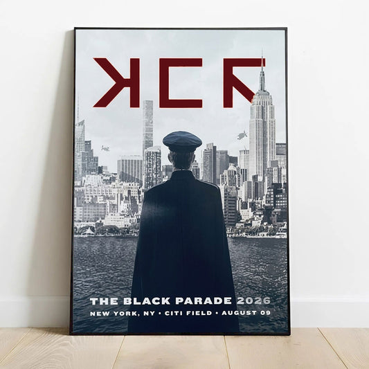 Limited Edition MCR Long Live The Black Parade Tour 2026 New York Poster