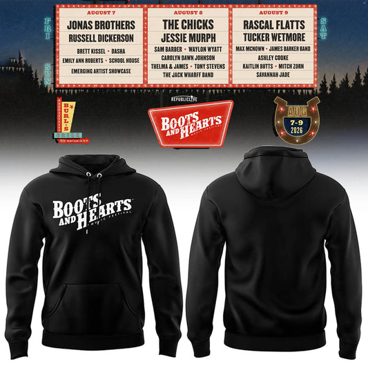 Limited Edition Boots And Hearts Festival 2026 Hoodie