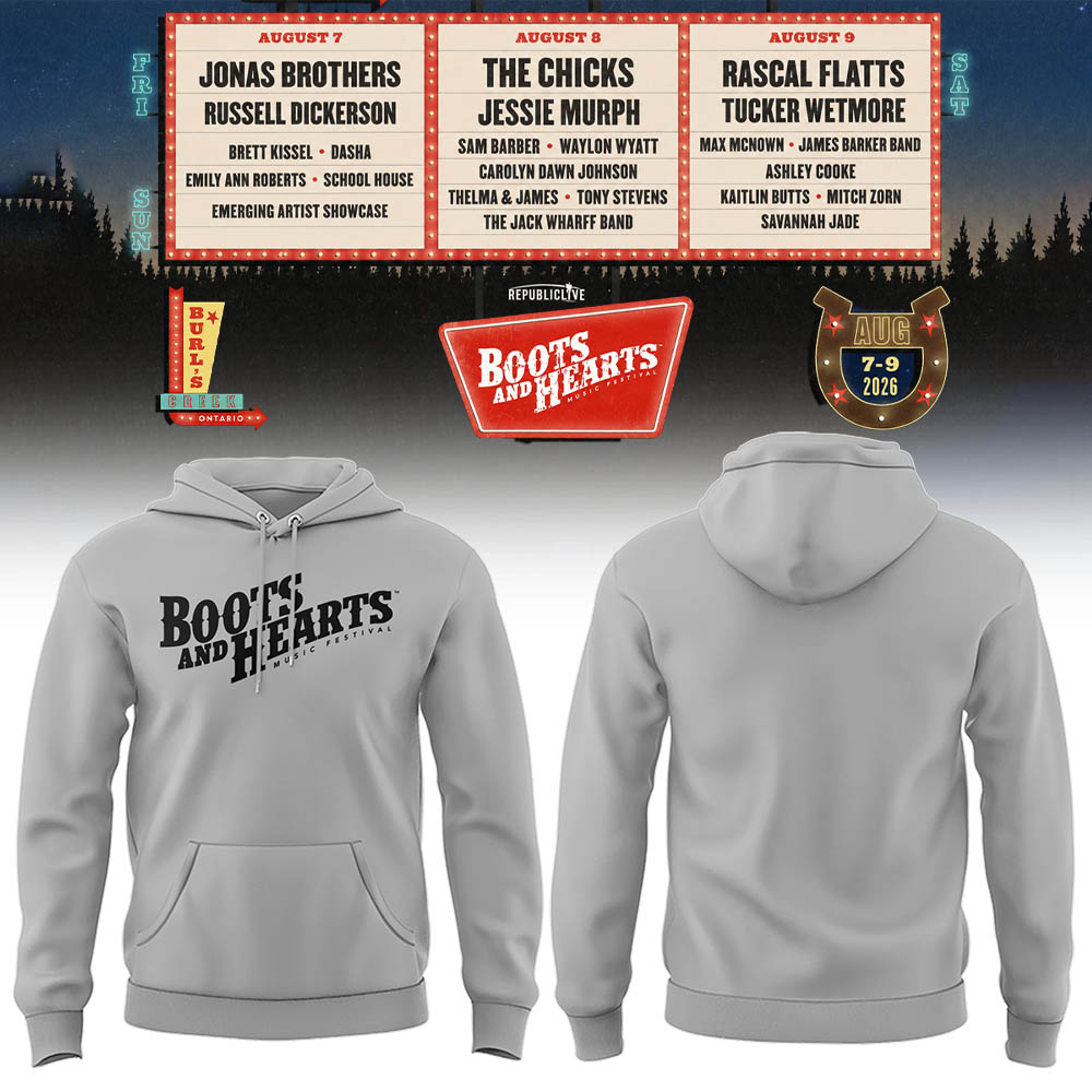 Limited Edition Boots And Hearts Festival 2026 Hoodie