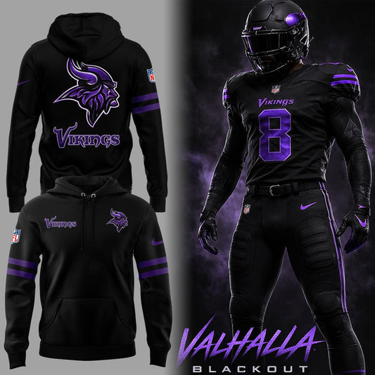 Minnesota Vikings ‘Black Out’ 2026 Special Edition Hoodie