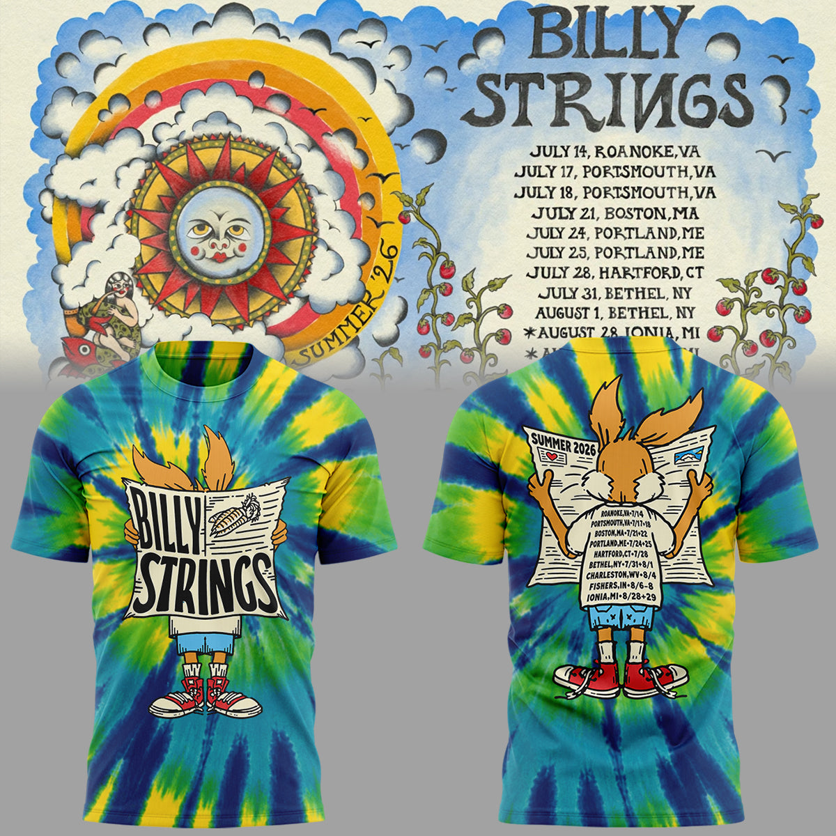Limited Edition Summer Tour 2026 Shirt