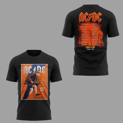 Limited Edition AC/DC Power Up Tour 2026 tshirt