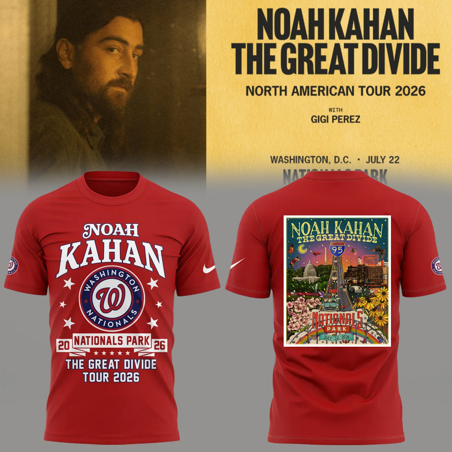 Limited Edition The Great Divide Tour 2026 At Washington Nationals
