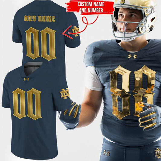 Limited Edition Notre Dame Shamrock Series 2024 Custom Football Jersey