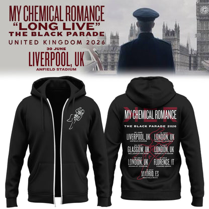 MCR The Black Parade TOUR 2026 Zip Hoodie-PU26062922