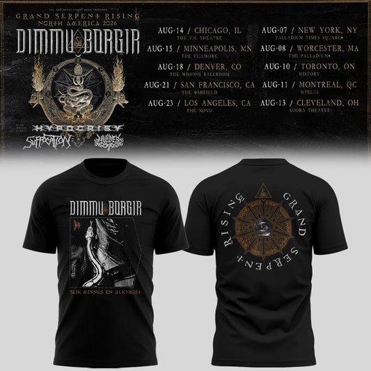 Limited Edition Grand Serpent Rising Tour North America 2026 Shirt