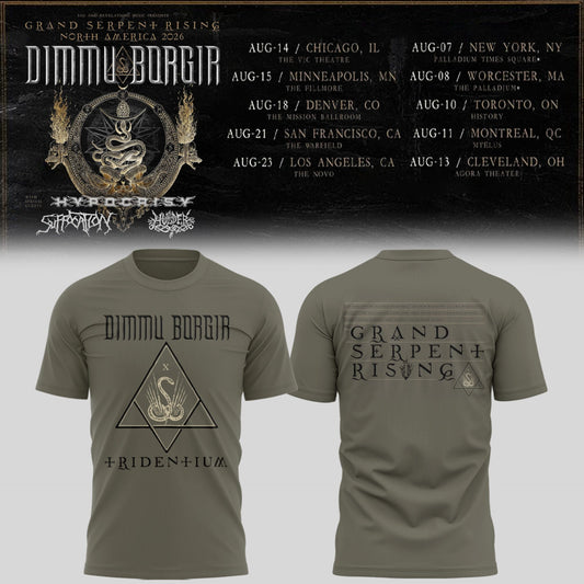 Limited Edition Grand Serpent Rising Tour North America 2026 Shirt