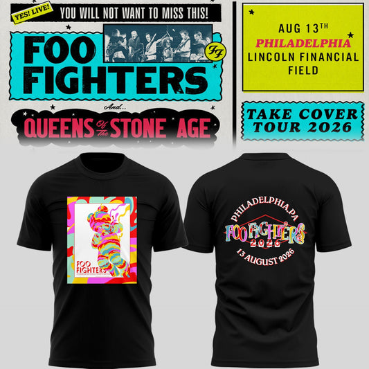 FF 🎸🎤 “Take Cover Tour 2026” in Philadelphia,PA TShirt
