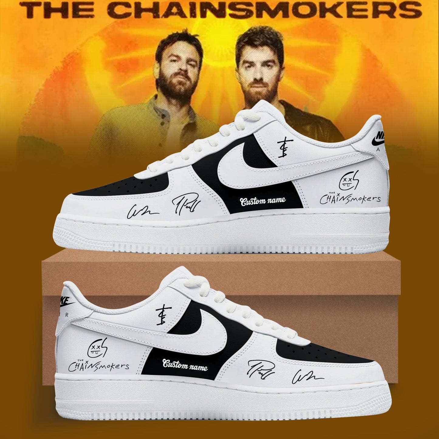 The Chainsmokers Tour 2026 Personalized 3D Custom Sneakers V2