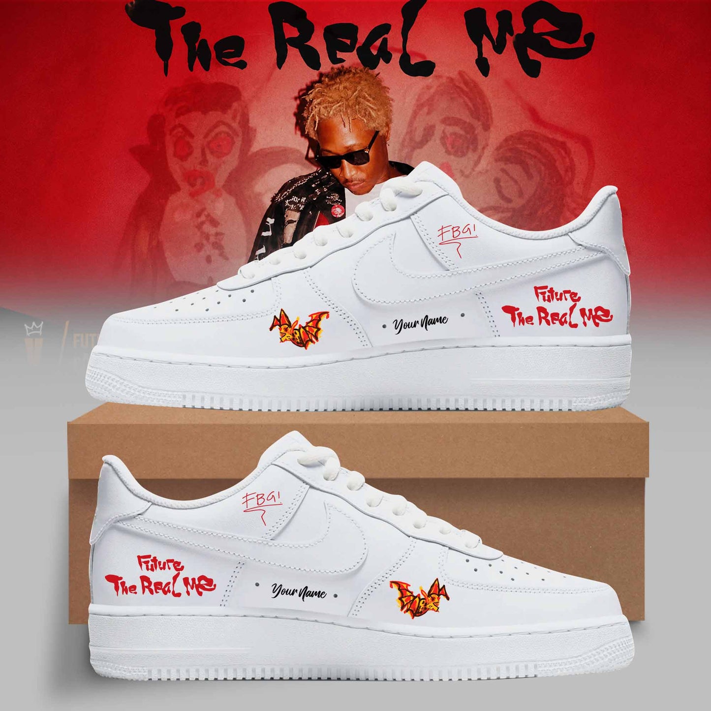The Real Me Premium 3D Sneakers – H34 2 Custom  Shoes