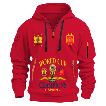 Spain 2026 World Champions Pockets Hoodie
