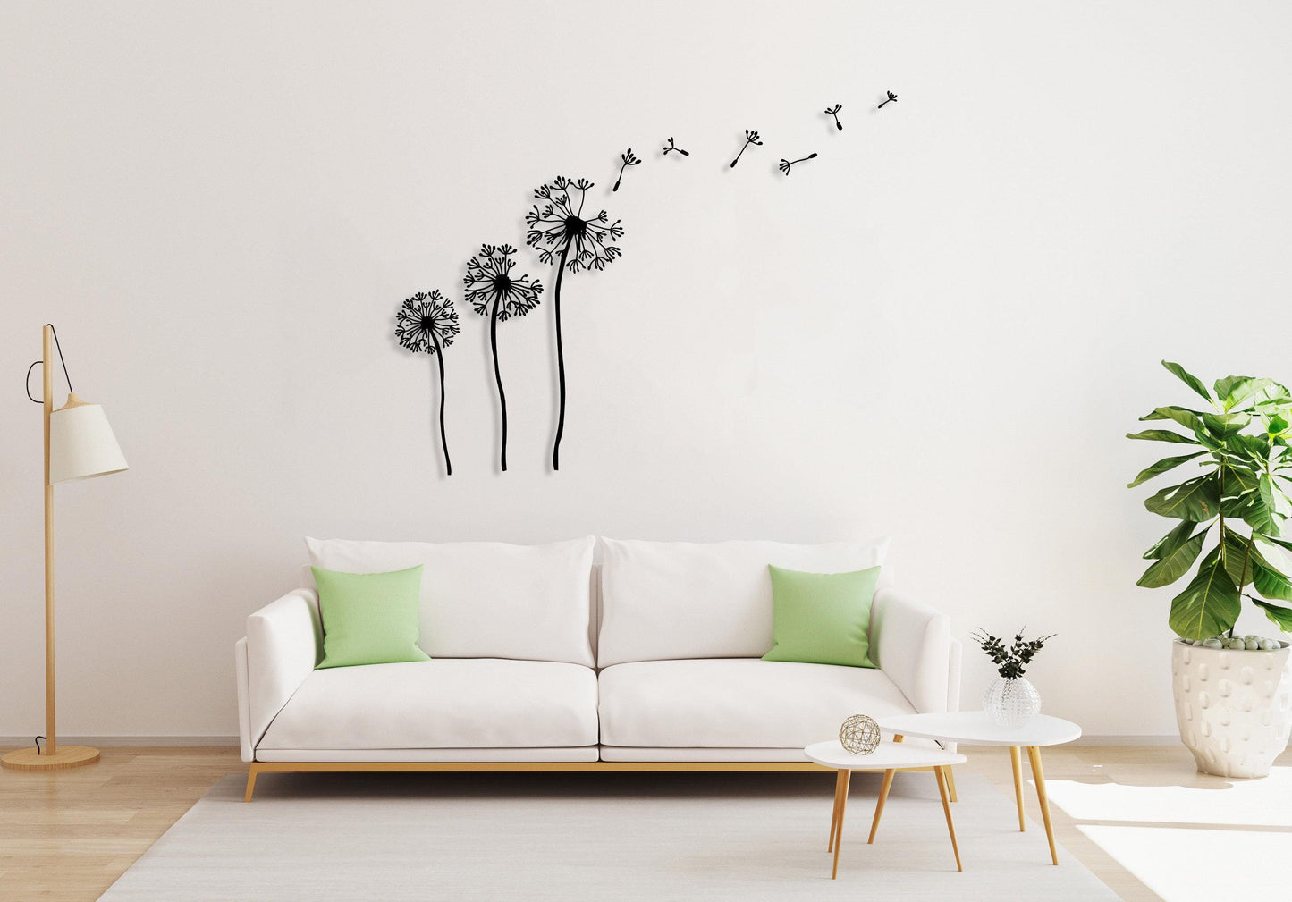 Dandelion Flower Metal Wall Decor, Dandelion Wall Art, Unique Home Decor, Livingroom Nature Decor, Patel Dandelion, Pusteblume Flying Seeds