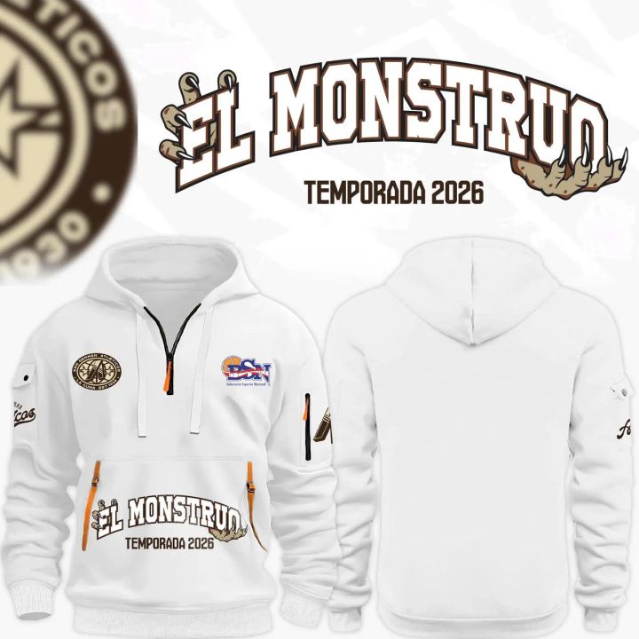 Atléticos 1930 White Quarter New  Hoodie