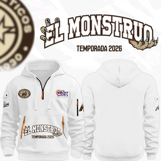 Atléticos 1930 White Quarter New  Hoodie