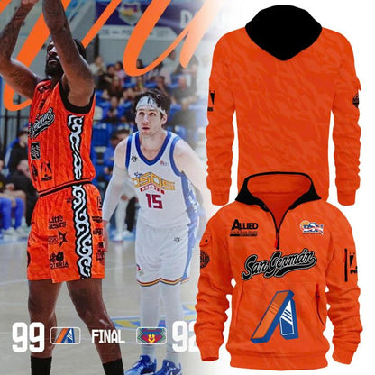 Atléticos de San Germán Shop Orange Quarter New Hoodie