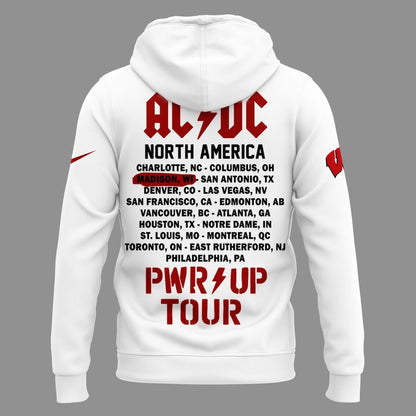 08. Perfect Hoodie AC/DC x Wisconsin Badgers Football - Power Up Tour 2026 Hoodie