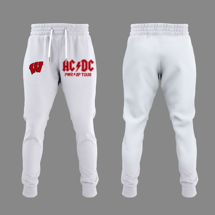 09. Special Edition AC/DC x Wisconsin Badgers Football - Power Up Tour 2026 T-Shirt