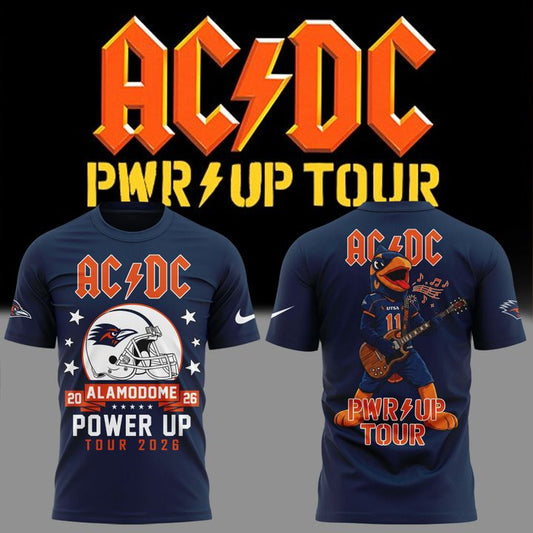 AC/DC x UTSA Roadrunners Football - Power Up Tour 2026 T-Shirt