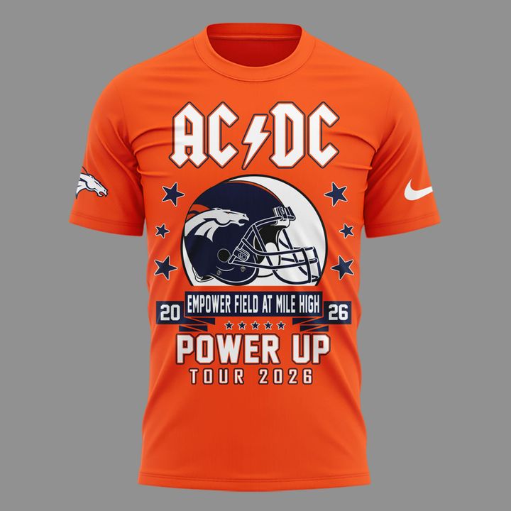 01. AC/DC x Denver Broncos - Power Up Tour 2026 T-Shirt