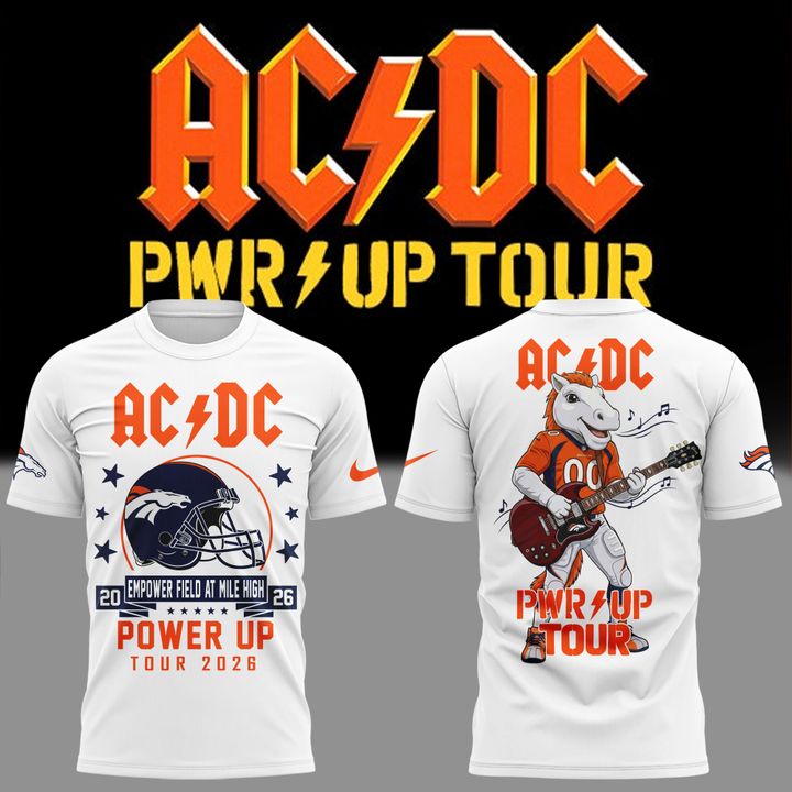 01.04. AC/DC x Denver Broncos - Power Up Tour 2026 T-Shirt