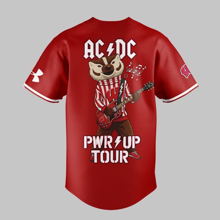04.1. AC/DC x Wisconsin Badgers Football - Power Up Tour 2026 Jersey
