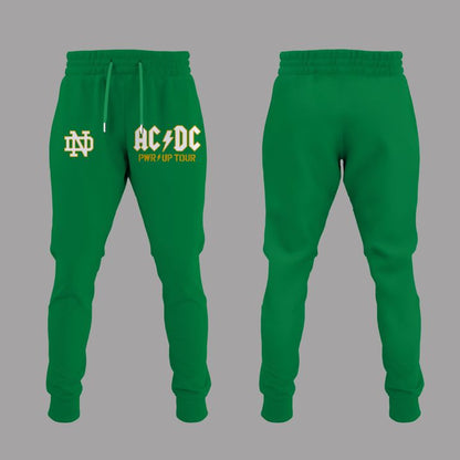 002. Special Power Up Tour 2026 - AC/DC x Notre Dame Football Jersey