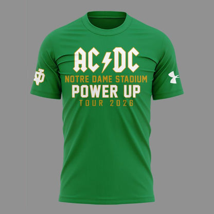 03.3. Limited Tshirt AC/DC x Notre Dame Football - Power Up Tour 2026 T-Shirt
