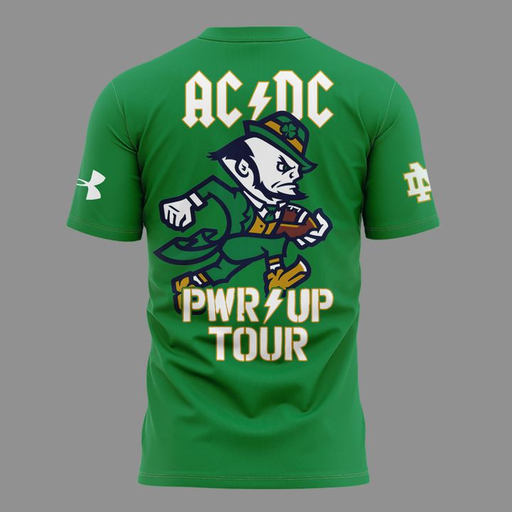 03.3. Limited Tshirt AC/DC x Notre Dame Football - Power Up Tour 2026 T-Shirt