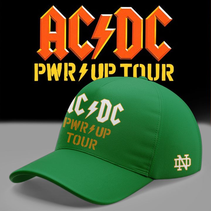 01.2. Exclusive Polo AC/DC x Notre Dame Football - Power Up Tour 2026 Polo Shirt