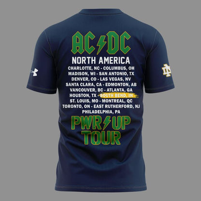 04. Limited Edition AC/DC x Notre Dame Football - Power Up Tour 2026 T-Shirt