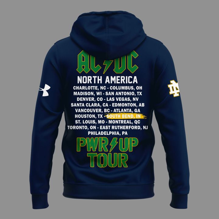 03.1. Special Hoodie AC/DC x Notre Dame Football - Power Up Tour 2026 Hoodie