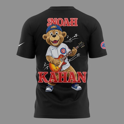 03.08. Black Tshirt Noah Kahan x Chicago Cubs - Wrigley Field Event Shirt - The Great Divide Tour 2026 T-Shirt