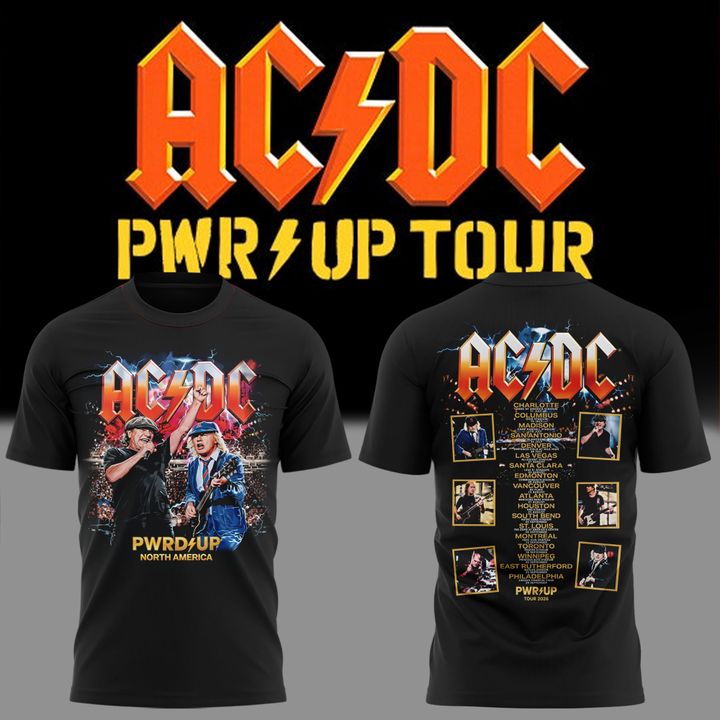 04.06. Exclusive 2026 AC/DC - Power Up Tour T-Shirt