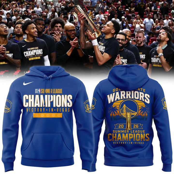 Golden State Warriors 2026 Summer League Champions Blue Hoodie