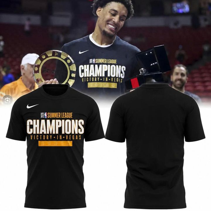Men's Golden State Warriors Royal Black 2026 Summer League Champions Graphic T-Shirt v2