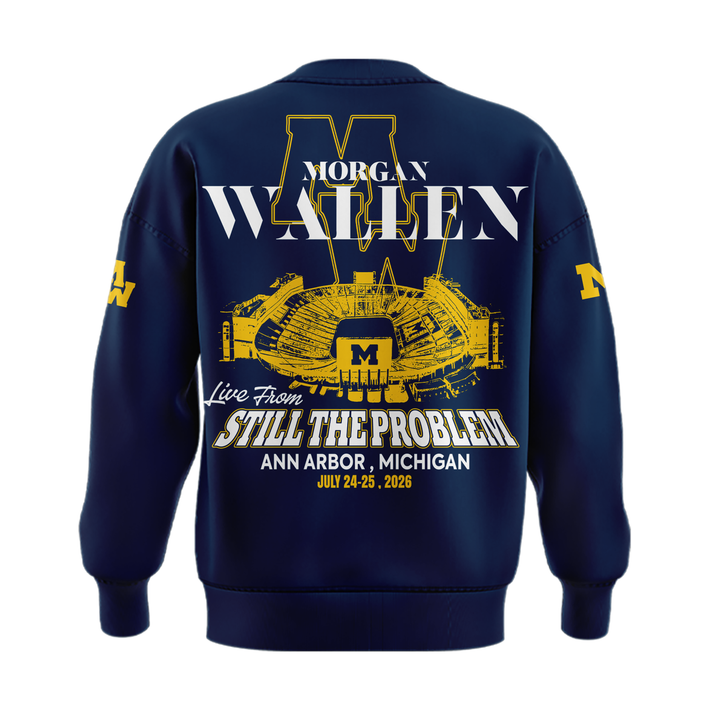 Exclusive Morgan Wallen x Michigan Football Sweashirt 2026