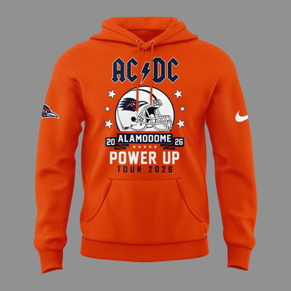 Newest Hoodie AC/DC x UTSA Roadrunners Football - Power Up Tour 2026 Hoodie