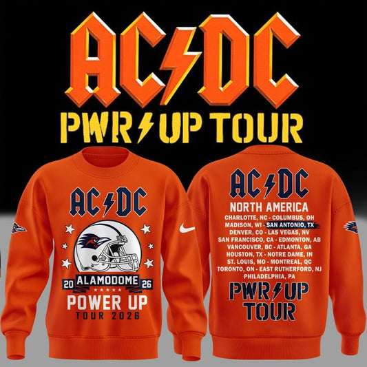 Limited Edition AC/DC x UTSA Roadrunners Football - Power Up Tour 2026 Sweatshirt