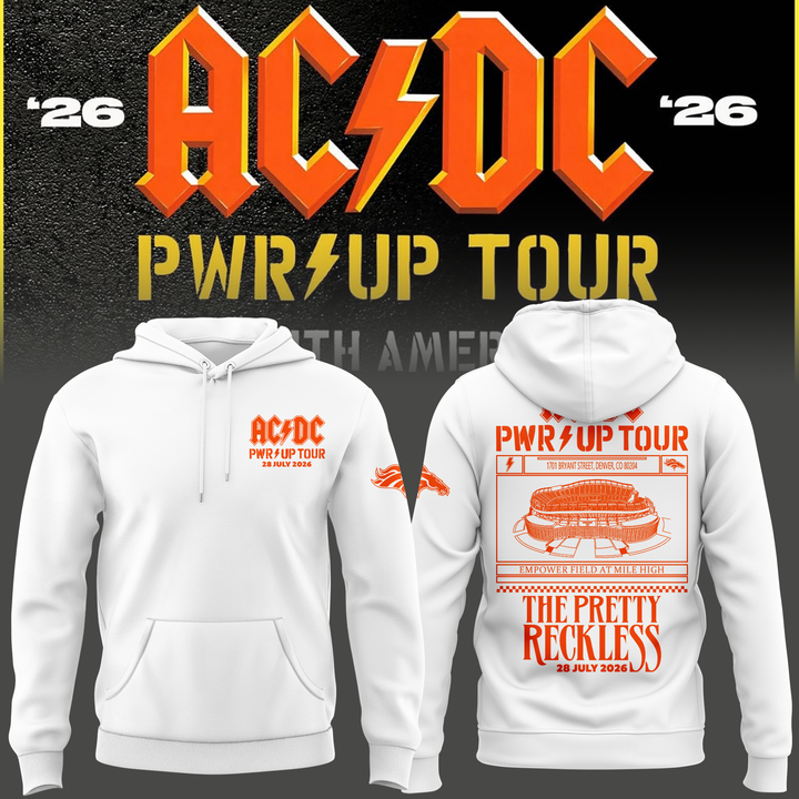 Exclusive Version Denver Broncos x PWR/UP TOUR Hoodie 2026