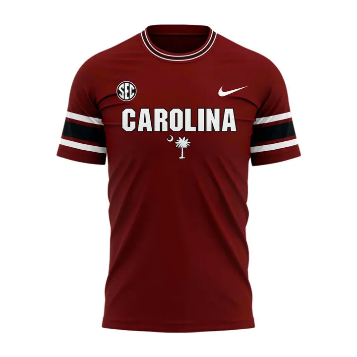 Special 2026 Red Uniform South Carolina Football T-Shirt