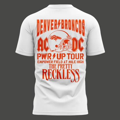 05.06. White Shirt AC/DC - Exclusive Denver Event Shirt - Power Up Tour 2026 T-Shirt