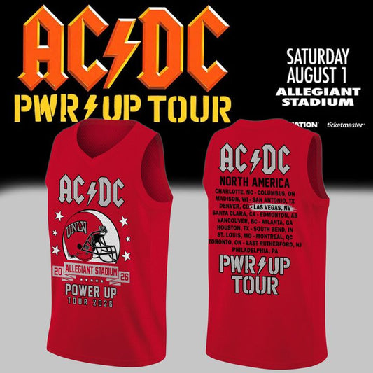 05.20. Limited Edition AC/DC x UNLV Football - Power Up Tour 2026 Jersey