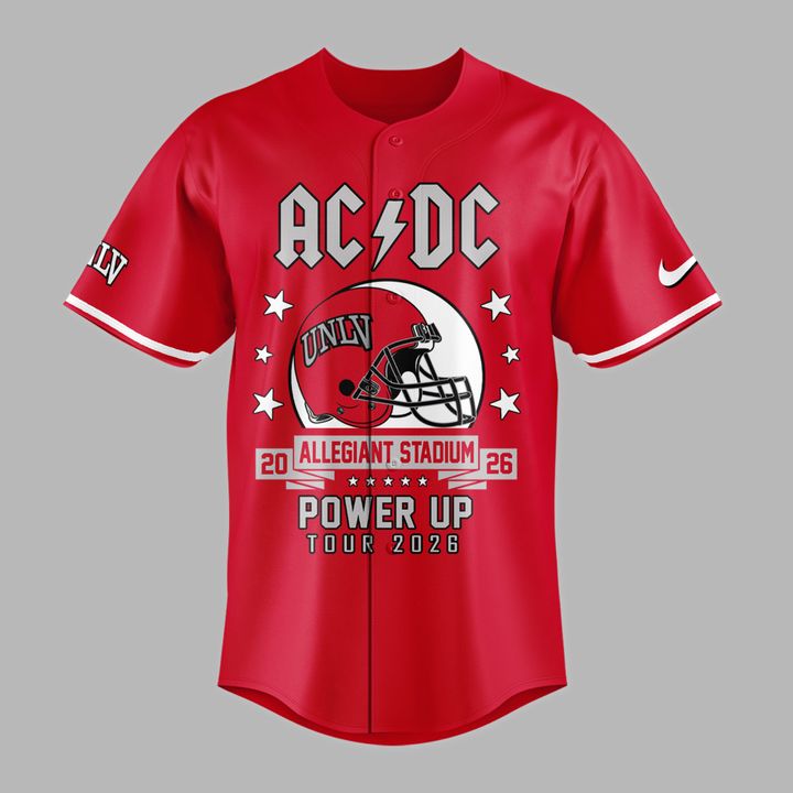 01.14. Special 2026 AC/DC x UNLV Football - Power Up Tour 2026 Jersey