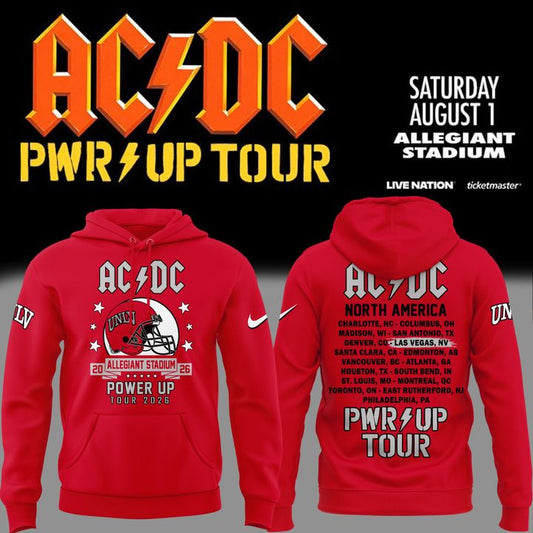 16. Special Hoodie AC/DC x UNLV Football - Power Up Tour 2026 Hoodie