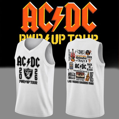 22. Limited Edition AC/DC x Las Vegas Raiders - Power Up Tour 2026 Jersey