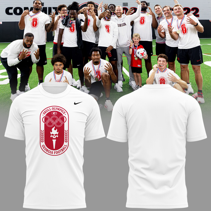 01.Georgia Football - Skull Olympics 2026 T-shirt