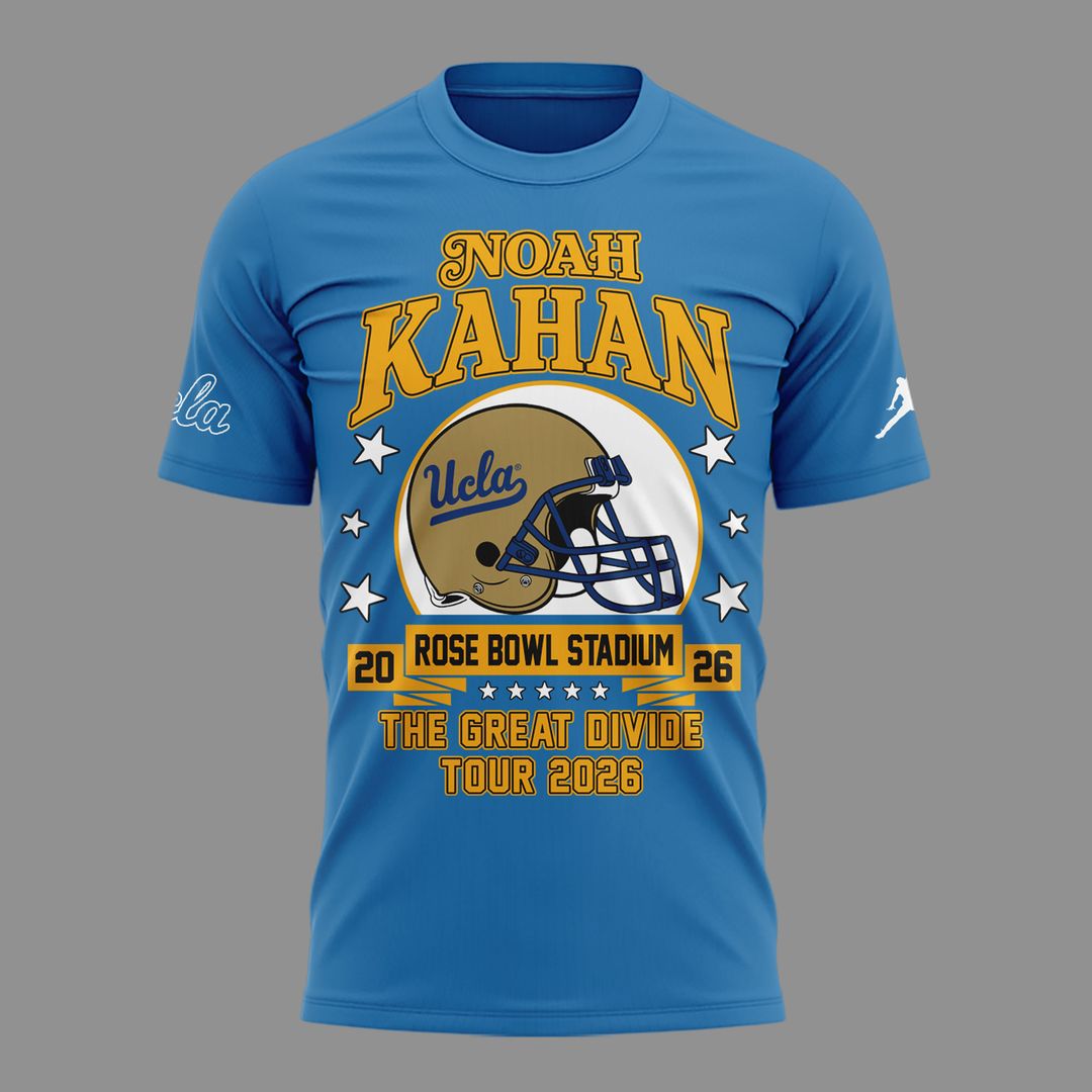 New Shirt Noah Kahan x UCLA Bruins Football - The Great Divide Tour 2026 T-Shirt