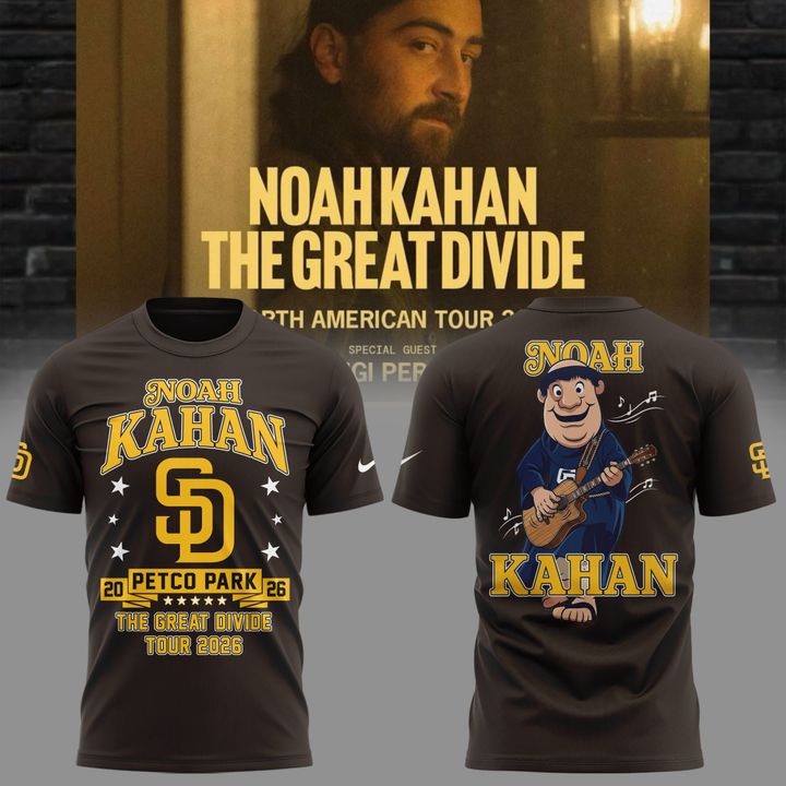 01.03. New Shirt Noah Kahan - The Great Divide Tour 2026 T-Shirt