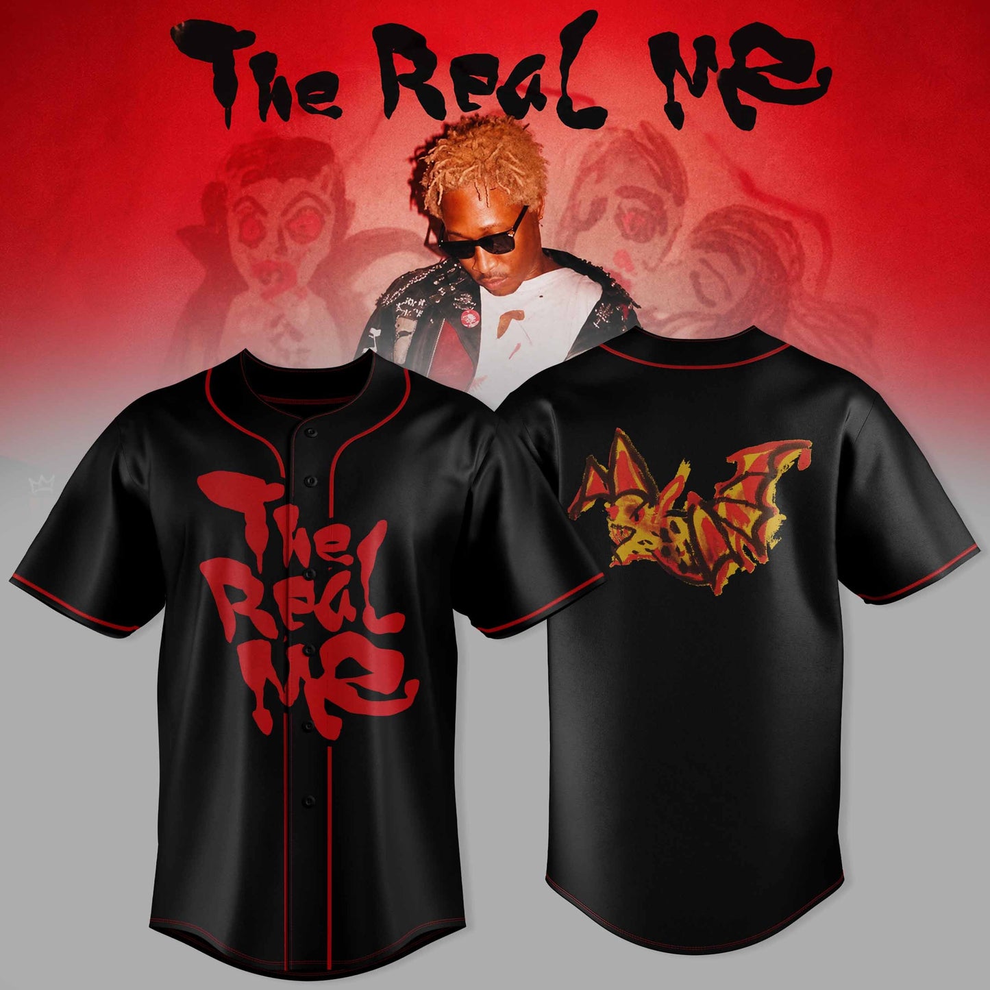 The Real Me Premium 3D Baseball Jersey – JS 3 Style